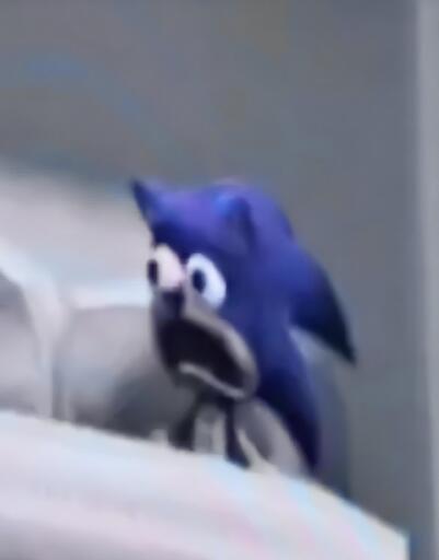 Shocked Sonic